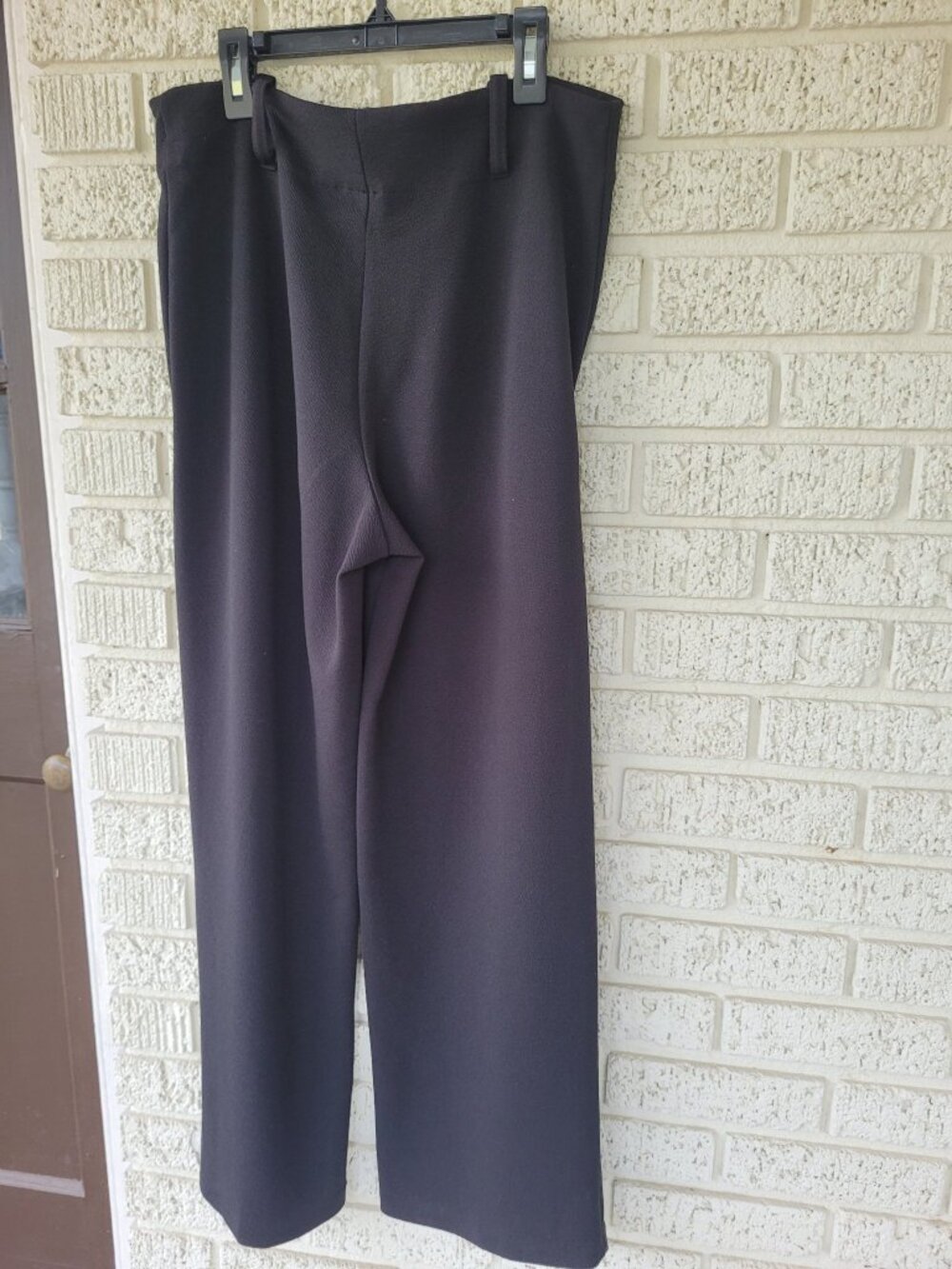 Park Avenue Black Wide Leg Dress Pants Size L
